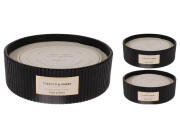 Aρωματικό κερί σε γυάλινο δοχείο 17.8x6cm, σε 2 επιλογές αρώματος