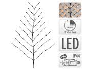 Επιτοίχιο Διακοσμητικό Δέντρο με φωτισμό 68 LED Θερμό λευκό, χρονοδιακόπτη 6 ώρες, καλώδιο 3m και διαστάσεις 80 x 100 cm