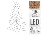 Greentech Επιτοίχιο Διακοσμητικό Δέντρο με 150 LED Θερμό Λευκό 110x140cm