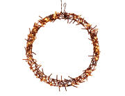 Greentech 40214 Στεφάνι με 400 Φωτάκια Led  Θερμό Λευκό 48cm