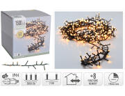 Greentech 40232 1500 Φωτάκια Led Θερμό Λευκό 30 Μέτρα