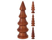 Ξύλινο διακοσμητικό δέντρο Mango wood, 8x24cm, Walnut, σε 3 επιλογές σχεδίου