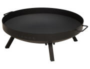 Εστία φωτιάς εξωτερικού χώρου Ambiance με βάση, 75x27cm, Μαύρο