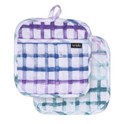 Ladelle Πιάστρες Κουζίνας 21x21cm Μωβ Trinny Lavender Sherbet -Βαμβάκι