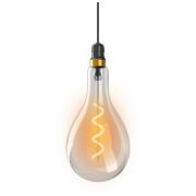XANLITE ΛΑΜΠΤΗΡΑΣ LED DECO FILAMENT GEANTE A160 E27 4W (30W) ΖΕΣΤΟ ΛΕΥΚΟ ΦΩΣ 1800K 323LM