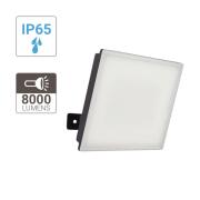 XANLITE ΠΡΟΒΟΛΕΑΣ ΤΟΙΧΟΥ 100W 6500K 8000 LM IP65 ΠΕΡΙΣΤΡΕΦ. ΚΕΦ. ΣΕ 2 ΑΞΟΝΕΣ ΜΑΥΡΟΣ