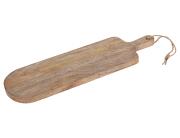 Ξύλινος Δίσκος Kοπής με λαβή Ξύλο Mango, 49x15x2.2cm