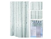 Κουρτίνα Μπάνιου με κρίκους Βathroom Solutions με διαστάσεις 180x180cm, σε 3 επιλογές σχεδίου