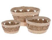 Σετ διακοσμητικά καλάθια H&S Collection - 3 τεμάχια