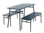 Σετ Κήπου & Βεράντας με Τραπέζι και 2 Παγκάκια - Μέταλλο