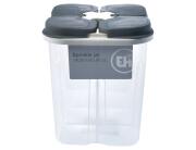 Δοχείο Αποθήκευσης Τροφίμων Excellent Houseware με καπάκι, 4 διαμερίσματα και συνολική χωρητικότητα 1.8L