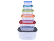 Σετ Δοχεία Αποθήκευσης Τροφίμων Excellent Houseware με χωρητικότητες 225ml, 375ml, 650ml, 1125ml, 1.9L, 3.2L - 6 τεμάχια