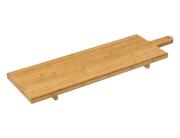 Ξύλινος Δίσκος Κοπής με λαβή Secret De Gourmet Ξύλο Bamboo - 88x26x5cm