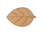Σουπλά Secret de Gourmet σε σχήμα φύλλου, με διαστάσεις 50x33cm - Brown
