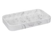 Θήκη για σαπούνι 5Five με διαστάσεις 19x11x2,5cm - Λευκή