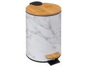 Kαλάθι απορριμμάτων 5Five με χωρητικότητα 3L και διαστάσεις 16,8x25cm - Λευκό