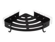 Ράφι Μπάνιου 5Five με διαστάσεις 39.2x23.5x4cm - Aλουμίνιο, PVC - Απόχρωση Μαύρου