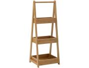 5Five Επιδαπέδια Ραφιέρα Μπάνιου με 3 ράφια - Ξύλο Bamboo - 30x25.5x78cm - Απόχρωση Ξύλου
