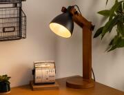 Atmosphera  Επιτραπέζιο Φωτιστικό Cuba με λαμπτήρα Ε14 και διαστάσεις 36x17x56cm - Black