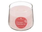 Αρωματικό κερί Αtmosphera με διάρκεια καύσης 22 ώρες, άρωμα Jasmin imperial και διαστάσεις 10x8cm