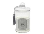 Αρωματικό κερί Home Deco Factory με διάρκεια καύσης 110 ώρες, άρωμα Cotton flower και διαστάσεις 15.8x29cm