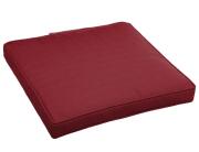 Hespéride Διακοσμητικό Μαξιλάρι Καρέκλας Korai με αδιάβροχο κάλυμμα και διαστάσεις 40x40x4cm - Burgundy