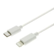 GreenMouse Καλώδιο φόρτισης και μεταφοράς δεδομένων– USB-C σε Lightning 1,0 m σε λευκό χρώμα – 46956598