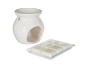Αρωματιστής & Wax Melts Atmosphera με άρωμα Vanilla και διαστάσεις 8.5x7.5x8cm