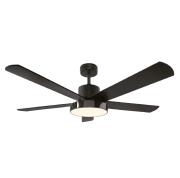 Gruppe Ανεμιστήρας Οροφής με Φώς και Τηλεχειριστήριο DC 122cm 48-1016 Μαύρο