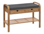 Παγκάκι Εισόδου 5five με 1 Ράφι και διαστάσεις 74x34x55 cm