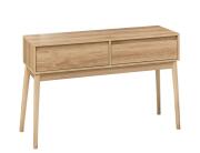5five Κονσόλα Εισόδου Abana με 2 συρτάρια και διαστάσεις 114x37x76cm - Απόχρωση Ξύλου