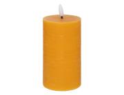 Διακοσμητικό Κερί LED Molia Atmosphera με διαστάσεις 7x7x15cm - Yellow
