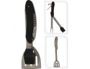 Πολυεργαλείο BBQ 5in1 (C83500990) Με ανοιχτήρι για κονσέρβα και μπουκάλι, σπάτουλα, πινέλο, λαβίδα, Από Ανοξείδωτο ατσάλι, 15 x 2 x 35cm