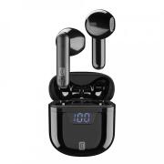 Cellular Ακουστικά Earbud Bluetooth Handsfree με Θήκη Φόρτισης Line Seek CL Μαύρα