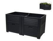 THE NETHERLANDS Ζαρντινιέρα με αποθηκευτικό χώρο και διαστάσεις 150x76x78cm