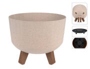 THE NETHERLANDS Γλάστρα με σύστημα αποστράγγισης, βάση και διαστάσεις 23.8x23.8x18.7cm