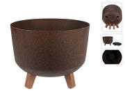 THE NETHERLAND Γλάστρα με σύστημα αποστράγγισης, βάση και διαστάσεις 29x29x22cm