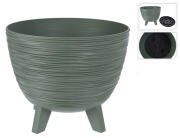 THE NETHERLANDS Γλάστρα με σύστημα αποστράγγισης, βάση και διαστάσεις 23.6x23.6x19.5cm