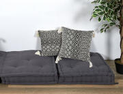 Home Deco Factory Διακοσμητικό Μαξιλάρι Tribal  με κρόσσια και διαστάσεις 40x40cm