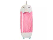 Home Deco Kids TX9401 Παιδικός Υπνόσακος με Ενσωματωμένο Μαξιλάρι 50x130cm Λευκό & Ροζ