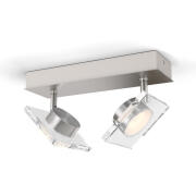 Μεταλλικό LED Φωτιστικό Σποτ Οροφής 2 x 4.5 W GOLYGON Philips 50482/17/P0