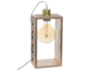 Atmosphera Επιτραπέζιο φωτιστικό Iwata με λαμπτήρα Ε27 και διαστάσεις 14x10x28cm