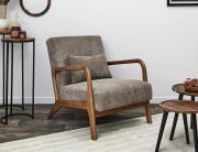 Πολυθρόνα Scott Home Deco Factory με διαστάσεις 64.5x83.5x75cm - Taupe