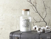 Home Deco Factory Αρωματικό κερί Apothecary  με διάρκεια καύσης 110 ώρες, άρωμα Musc Blanc και διαστάσεις 14x25.5cm