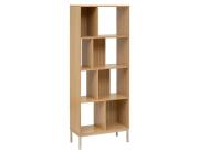 Βιβλιοθήκη Tasso 5five με 4 ράφια και διαστάσεις 63x29.8x159cm - Απόχρωση Ξύλου