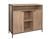 Μπουφές Aliaj 5Five με διαστάσεις 114x37x110cm - Απόχρωση Ξύλου