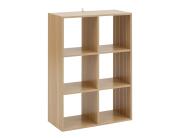 Ραφιέρα Οργάνωσης Tasso 5five με 3 ράφια και διαστάσεις 68.5x32x102cm - Συνδυάζεται με κουτιά αποθήκευσης - Σε απόχρωση Ξύλου