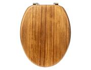 5five Καπάκι Λεκάνης με διαστάσεις 46.5x37.3x6.4cm - Απόχρωση Ξύλου