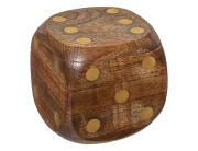 Αtmosphera Σετ Διακοσμητικό Κουτί με 5 ζάρια και διαστάσεις 6.5x6.5x6.5cm