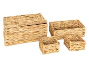 Atmosphera Σετ Διακοσμητικά Καλάθια Lia - 4 τεμάχια